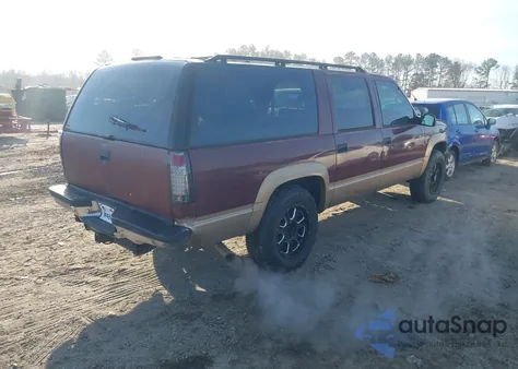 1999 Chevrolet Suburban 1500 Lt из США, поврежденный, VIN 1GNFK16R0XJ454213